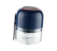Rechargeable Electric Garlic Chopper Compact Prep Processor for Chili, Sauce Tasks, Top-Button Cordless Cup Design Portable Condiment Processor Compact Ingredient Cutter