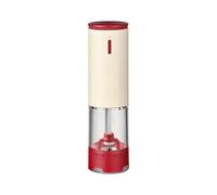 Rechargeable Electric Grinder - Adjustable Coarseness Salt Pepper Mill for Home Cooking | Pepper Grinder Set with USB Automatic Kitchen, Seasoning Tool for Spices Coffee Nuts Grain, 5.3 x 19.3 cm