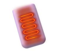 Rechargeable Electric Hand Warmer, 6000 mAh, 3 Levels of Adjustable Temperature, Compact for Winter Work, Travel, Travel, Winter Sports, Adventures, Outdoor Activities, Shuttle, Quoti