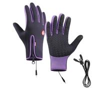 Rechargeable Electric Heated Gloves, Touchscreen Compatible, Waterproof & Windproof, Thermal Design for Men & Women