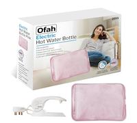 Rechargeable Electric Hot Water Bottle Bed Hand Body Warmer Heat Pad Cozy Fast Heating Auto-Shut Off Function Over-Heat Protection & No Refill Heat Pad 25cm x 17cm Pink
