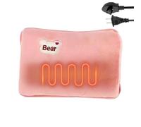 Rechargeable Electric Hot Water Bottle, Electric Hand Warmer Rechargeable, Hot Water Bag with Plush Cover | For Winter Cold Period Cramps Muscles Neck