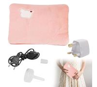 Rechargeable Electric Hot Water Bottle, Fast Charing and Heating Hot Water Bottle for Hand & Body Warmer, Automatic Power Off Hand Warmers for Winter Gift, Pink