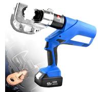 Rechargeable Electric Hydraulic Crimping Pliers for Copper and Aluminum Terminals, Efficient Cable Lugs Pressing Tool for Professional and DIY Use