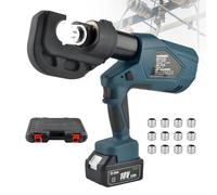 Rechargeable Electric Hydraulic Crimping Tool for Copper and Aluminum Cable Terminals, Portable and Efficient for Electrical Projects