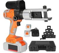 Rechargeable Electric Hydraulic Crimping Tool with 11 Dies and 2 Batteries, for Secure Copper and Aluminium Terminals Connection