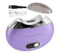 Rechargeable Electric Nail Clippers - Automatic Nail Clipper, LCD Digital Display Manicure Tool with 3 Speeds and Light, for Seniors, Adults and Kids | Nail Care Kit