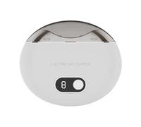 Rechargeable Electric Nail Trimmer - Abs Metal 89x75x35mm 3 Speed Gears, Anti Pinch Safety, Silent Cutter with Digital Display | Grooming, Polishing, Finger Care, Edge Shaping, Manicure Tool, Portable