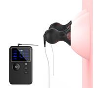 Rechargeable Electric Nipple Clamps with 8 Intensity Settings, Suction Cup Stimulators for Couples and Solo Play