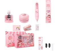 Rechargeable Electric Pencil Sharpener & Eraser Set, Auto Multifunction School Supplies for Students Electric Stationeries with Rechargeable Sharpener and Eraser