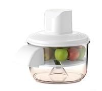 Rechargeable Electric Potato Peeler, One-Button Automatic Grape Skin Remover, Cordless Fruit Veg Peeler for Kitchen Camping(White)