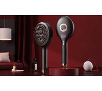 Rechargeable Electric Scalp Massage Comb with Red Light Therapy: Pink
