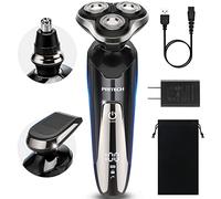 Rechargeable Electric Shaver for Men,Nose Hair Trimmer and Sideburns Trimmer