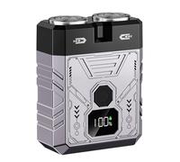 Rechargeable Electric Shaver Quick Shaving Device Portable Beard Trimmer ABS Texture Suitable for Travel Waterproof Fast Charging Cutter