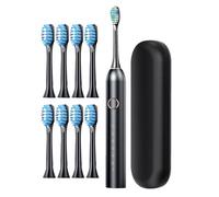 Rechargeable Electric Toothbrush For Adults - High Frequency 40,000 VPM | 6 Cleaning Modes, IPX7 Waterproof, 180 Days Use Per Charge, Travel Case with 8 Brush Headers, Perfect For Volwa