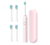 Rechargeable Electric Toothbrush For Adults - High Frequency 40,000 VPM | 6 Cleaning Modes, Waterproof, 180 Days Use Per Charge, Travel Case with 8 Brush Headers, Perfect For Volwa