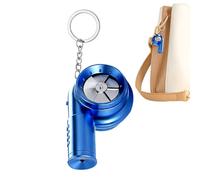 Rechargeable Electric Turbos Keychain,With Simulated Turbocharged Sound Effects And LED Lights,Electric Novelty Auto Part Charm Decoration,Mini Turbocharger Car Parts Keychain,for Car Keys Wallet Purs