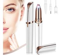 Rechargeable Eyebrow Trimmer Body Mini Trimmer for Women, Eyebrow, Lip, Nose, Body and Facial Hair Remover for Women with Cleaning Brush