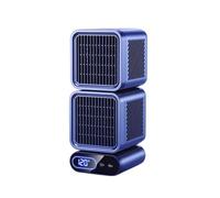 Rechargeable Fan Portable can Shake Head 6 Speeds Desk Air Conditioner for Office Quiet Small Long Battery Life for Fishing, Hiking, Camping, Kitchen(Blue)