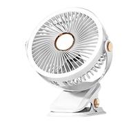 Rechargeable Fan - Rechargeable Fan, Silent Battery Fan with LED Night Light | Compact And Wireless, This USB TYPE-C Fan PERSONAL FAN PERSONAL