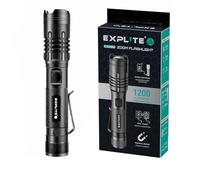 Rechargeable Flashlight Multifunctional USB-C with Diffuser Cap, Zoomable IP67 Waterproof Magnetic, Dual Power 3AAA LED Flash Light Torch, Super Bright Flashlights High Lumens for Camping, Emergency