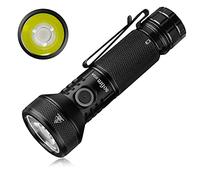Rechargeable Flashlight, Sofirn IF22A 2100 High Lumen 690m Max Powerful Thrower Flashlight with SFT-40 LED, TIR Lens, Discharge Output for Hiking (Black)