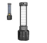 Rechargeable Flashlights, Outdoor Flashlights for Camping | Solar Powered LED Flashlight | Long Range Lantern Lights for Home, Multifunctional Outdoor