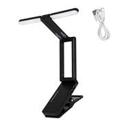 Rechargeable Folding Clip on Piano Lights Adjustable Brightness | Portable LED Music Stand Light, Rechargeable Music Stand Lamp, Easy to Carry for Musician, Book Reading