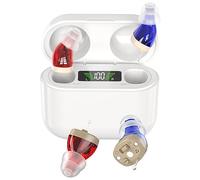 Rechargeable for the Elderly - Personal Digital Pair (CIC) PSAP In-ear with Superior Sound Quality, Intelligent Sound Reduction, Power Display