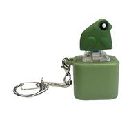 Rechargeable Frog Croaking Keychain, Keyboard Fidget Toy, Frogs Stress Relief Toy With Colorful Lights, Funny Clicker, Portable Sensory Fidget Toys For Adult Student Workplace School Travel
