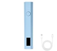 Rechargeable Gel Nail UV Light Handheld - Mini LED Lamp for Fast Drying, Wireless Flash Curing Pen | Portable Single Finger Glue Dryer For Manicure, ,