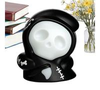| Rechargeable Ghost Toy - Interactive Lamp with Roll-Up Wheels Decor for Home Hallway Office Children's Room Bathroom Christmas Bedroom Indoor Bedside Wall