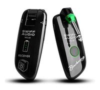 Rechargeable Guitar Wireless System Transmitter Receiver with 50m(164ft) Transmission Distance 100 Channels for Electric Guitar Bass and Other Instruments