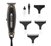 Rechargeable Hair Clipper Stubble Beard Trimmer Cordless LED Display SS T-Blade
