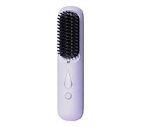 Rechargeable Hair Styling Tool Wet Dry Function Straightener Hairbrush Adjustable Heat Intelligentt Temperature Control Ceramic Hair Straightener Brush