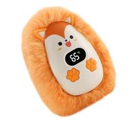 Rechargeable Hand Warmer - Portable Electric Cartoon Pocket Hand Heater With Digital Display | Electric USB Plush Animal Palm Warmer For Home Outdoor Camping Walking Kids Adults Friends