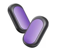 Rechargeable Hand Warmers 2 Pack, 24 Hours Electric Hand Warmers with 3 Heat Settings, USB-C Fast Charge Portable Pocket Heater for Arthritis, Raynaud's, Outdoor Camping, Gifts for Men Women (Purple)
