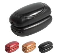 Rechargeable Hand Warmers 2 Pack - 3200mAh Magnetic Electric Pocket Warmers, 3-Second Fast Heat with emergency lighting, Portable for Outdoor Camping, Hiking, Gift for Men & Women (Black)