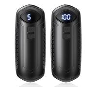 Rechargeable Hand Warmers 2 Pack, 6000mAh Electric Hand Warmers, 5-Settings, Portable Pocket Heater, Great for Men Women Kids, sutable for Outdoors Office Travel Hunting (Black)