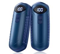 Rechargeable Hand Warmers 2 Pack, 6000mAh Electric Hand Warmers, 5-Settings, Portable Pocket Heater, Great for Men Women Kids, sutable for Outdoors Office Travel Hunting (Blue)