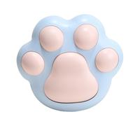 Rechargeable Hand Warmers Cute Cat Paw Shape, Mini USB Electric Hand Warmer with 3 Heat Settings & Lanyard, Portable 68g Hand Warmer for Indoor & Outdoor (Light Blue)
