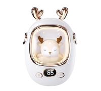 Rechargeable Hand Warmers, Electric Hand Warmers | Cute Cheap Electric Hand Warmer with Night Light - Digital Display, Portable Pocket Heater, 3 Level Heating for Men and FE
