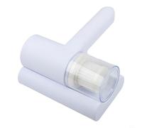 Rechargeable Handheld Bed Vacuum Cleaner with UV Sanitiser - 12KPa Powerful Suction Mite Removal Device for Mattress Sofa Carpet - Deep Clean Filter System - White
