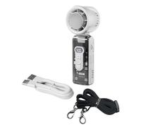 Rechargeable Handheld Fan Digital Display Fast Charging Technology Foldable Body Perfect for Travel Camping Djusted Speed Pocket Fan