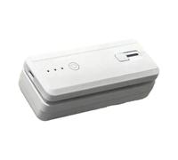 Rechargeable Handheld Food Bag Sealer with 1, 200 MAh, White | Power Button and Top Sliding Control, ABS Clamshell Housing, Resealing for and Dried-Fruit Bags
