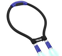 Rechargeable, Hands-free Neck Book Lamp with 4 LED Bulbs, 4 Adjustable Brightness, USB Cable Included for Reading in Bed or Car
