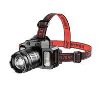 Rechargeable Headlamp - LED Forehead Light, Induction Mode Lamp, Lightweight Camping Gear | Hands Free Head Light for Adults Backpacking Night Use Outdoor Running Hiking Daily Setup Bright Utility