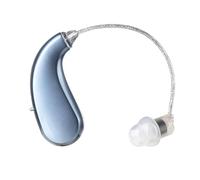 Rechargeable Hearing Amplifier for Seniors - Noise Cancelling & Volume Adjustable Sound Device, Comfort BTE Design, Rechargeable Hearing Aid (06D Blue)