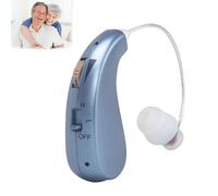 Rechargeable Hearing Amplifiers for Seniors & Adults, Rechargeable Hearing Aids for Seniors & Adults, Noise Cancelling, Lightweight Comfort Fit, 2 Modes, Long Battery Life and Volume Adjustable, Blue