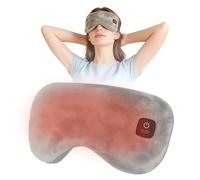 Rechargeable Heated Eye Mask - Rechargeable and Cordless Graphene Heating Mask with 1000mAh Battery, Adjustable Strap, Washable and Detachable Design for Dry Eyes and Fatigue